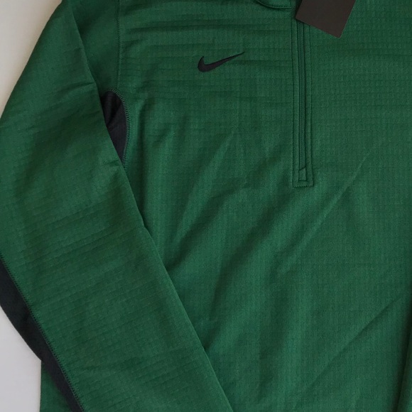 NEW NIKE MEN'S TEXTURED DRI FIT 1/2 ZIP JACKET - Picture 4 of 5